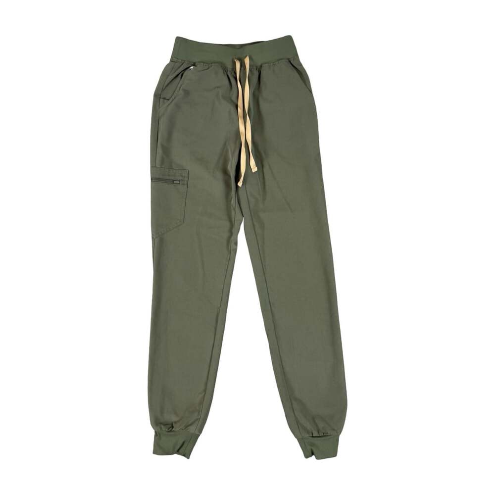 FIGS Women’s XS Green Zamora Jogger Scrub Pants Cargo Pocket Drawstring